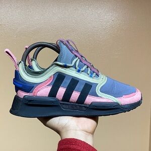 Adidas NMD_V3 Women’s Running Sneakers “Grey Five/Core Black/Wonder Red”